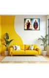 Jesus Christ - Our Lady Of Grace Laminated Photo - 13x15 Inches, Divine Blessings For Home & Office And Temple Decoration (F16288)
