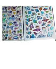 Colorful Sticker Combo Pack – Butterflies, Fruits, Water Animals, Dinosaurs, Astronauts, Hearts & Barbies – 100+ Waterproof Vinyl Stickers for Kids, Scrapbooking, Laptops, Crafts (Astronautes)