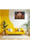 Lord RamSiya Laminated Photo - 9x11 Inches, Divine Blessings For Home & Office And Temple Decoration (F16080)