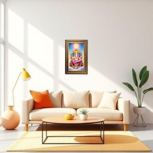 Lord Ganesha Digital Golden Balck Color Photo Frame | Hindu Religious Wall Decor | 10x16 Inches - Inspirational Wall Art For Office, Home Decor - Ideal Spiritual Gift (F16810) Lord Ganesha Digital Golden Balck Color Photo Frame | Hindu Religious Wall Decor | 10x16 Inches - Inspirational Wall Art For Office, Home Decor - Ideal Spiritual Gift (F16810)