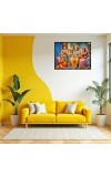 Lord RamSiya Laxman Laminated Photo - 9x11 Inches, Divine Blessings For Home & Office And Temple Decoration (F16114)