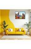 Lord RamSita,Lakshmana Laminated Photo - 5x7 Inches, Divine Blessings For Home & Office And Temple Decoration (F16048)