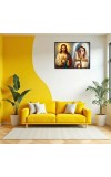 Jesus Christ - Our Lady Of Grace Laminated Photo - 13x15 Inches, Divine Blessings For Home & Office And Temple Decoration (F16422)