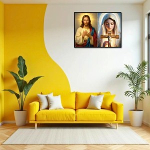 Jesus Christ - Our Lady Of Grace Laminated Photo - 9x11 Inches, Divine Blessings For Home & Office And Temple Decoration (F16422) Jesus Christ - Our Lady Of Grace Laminated Photo - 9x11 Inches, Divine Blessings For Home & Office And Temple Decoration (F16422)