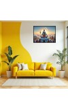 Lord Shiva Laminated Photo - 5x7 Inches, Divine Blessings For Home & Office And Temple Decoration (F16098)
