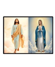 Jesus Christ - Our Lady Of Grace Laminated Photo - 11x13 Inches, Divine Blessings For Home & Office And Temple Decoration (F16398)