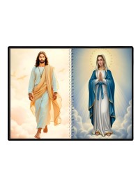 Jesus Christ - Our Lady Of Grace Laminated Photo - 13x15 Inches, Divine Blessings For Home & Office And Temple Decoration (F16398)