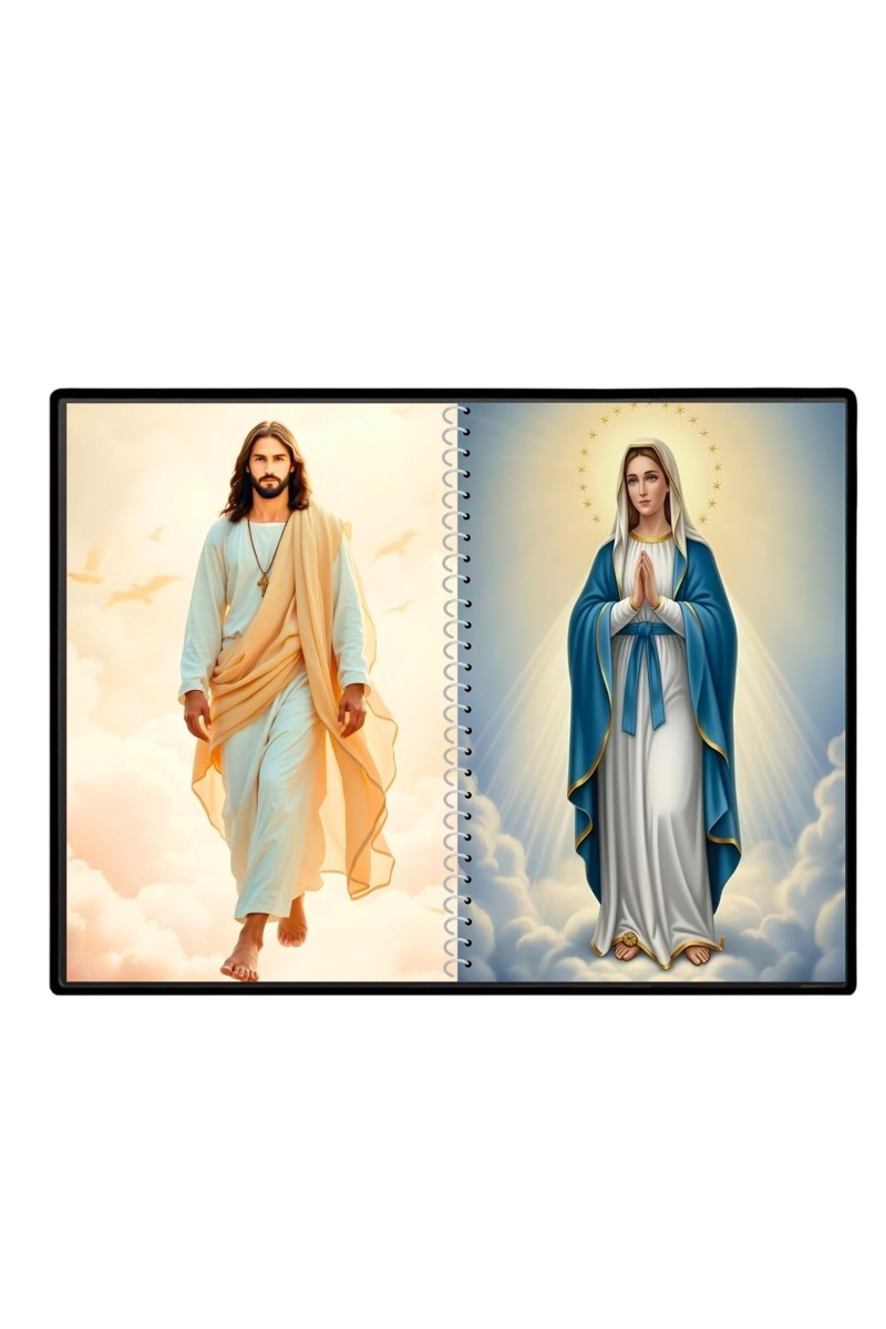 Jesus Christ - Our Lady Of Grace Laminated Photo - 11x13 Inches, Divine Blessings For Home & Office And Temple Decoration (F16398)