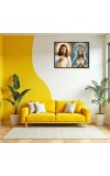Esus Christ - Blessed Virgin Mary Laminated Photo - 11x13 Inches, Divine Blessings For Home & Office And Temple Decoration (F16434)