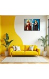 Jesus Christ - Our Lady Of Sorrows Laminated Photo - 11x13 Inches, Divine Blessings For Home & Office And Temple Decoration (F16291)