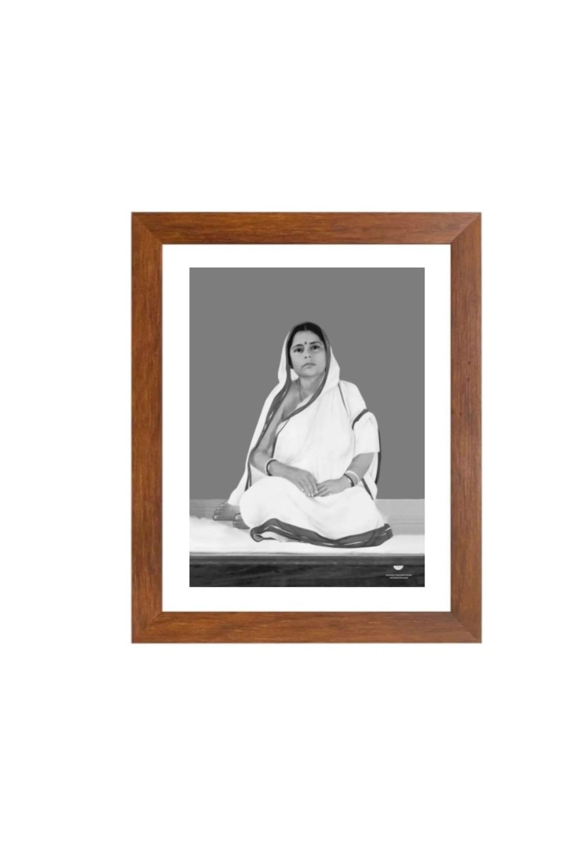 Boroma Black and White Photo for Home, Puja room, Office, or Gallery & Wall Art