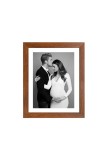 Black and White Photo of Expecting Couple | Husband, Wife, and Baby Bump Portrait | Romantic and Classic Family Wall Art |