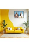 Swami Ramakrishna & Maa Sarada Devi Laminated Photo - 7x9 Inches, Divine Blessings For Home & Office And Temple Decoration (F16323)