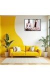 Swami Ramakrishna & Maa Sarada Devi Laminated Photo - 7x9 Inches, Divine Blessings For Home & Office And Temple Decoration (F16319)