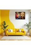 Jesus Christ - Our Lady Of Sorrows Laminated Photo - 5x7 Inches, Divine Blessings For Home & Office And Temple Decoration (F16294)