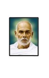 Narayana guru Laminated Photo (7x9 Inches Without glass) Divine Blessings for Table and Walls,Home & Office and Temple Decoration
