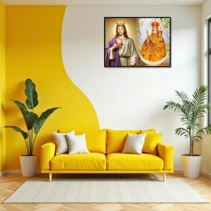 Jesus Christ - Our Lady Of Good Health Laminated Photo - 13x15 Inches, Divine Blessings For Home & Office And Temple Decoration (F16358) Jesus Christ - Our Lady Of Good Health Laminated Photo - 13x15 Inches, Divine Blessings For Home & Office And Temple Decoration (F16358)