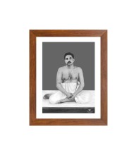 Sri Sri Anukul Chandra Thakur Black and white Photo |Divine Spiritual Wall Art for Home & Worship|deal for Meditation, Home, or Temple |Spiritual Wall Hanging for Pooja Rooms & Gifts