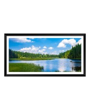 Nature Landscape Floating Frame Scenery Digital Print - (I5912) - 12x24 inch Modern Nature Wall Art for Living Room, Bedroom, Office, Hotels, Drawing Room