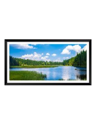 Nature Landscape Floating Frame Scenery Digital Print - (I5912) - 18x36 inch Modern Nature Wall Art for Living Room, Bedroom, Office, Hotels, Drawing Room