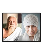 Sri Aurobindo & Mira Alfassa Laminated Photo - 13x15 Inches, Divine Blessings For Home & Office And Temple Decoration (F16305)