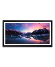 Nature Landscape Floating Frame Scenery Digital Print - (I5576) - 12x24 inch Modern Nature Wall Art for Living Room, Bedroom, Office, Hotels, Drawing Room