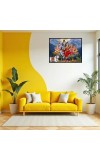 Lord Shankar Parvti Laminated Photo - 11x13 Inches, Divine Blessings For Home & Office And Temple Decoration (F16104)