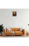 Hitech Sales Maa Kali Photo Frame for Pooja Room, Temple Decor, Home Decoration and Gift (Wall and Tabletop, Rectangular, Polystyrene Frame, Printed Photo, 24 x 29 cm, Black)