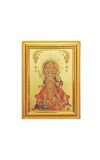 Kali Golden Foil Wall Art – 10.75x14.25 Inch Ornate Framed Hindu Religious Poster
