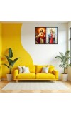 Jesus Christ - Our Lady Of Perpetual Help Laminated Photo - 13x15 Inches, Divine Blessings For Home & Office And Temple Decoration (F16261)