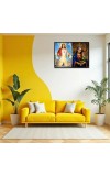 Jesus Lady Of Fatima. Laminated Photo - 7x9 Inches, Divine Blessings For Home & Office And Temple Decoration (F16228)