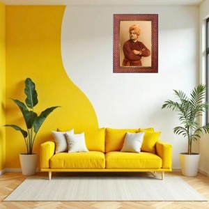 Swami Vivekananda Photo Frame 10x14 Inch Religious Wall & Table Decor Frame | Swami Vivekananda Spiritual Photo Frame For Home, Temple & Office | Decorative Hindu God & Goddess Frame (Pack Of 1) ( Swami Vivekananda Photo Frame 10x14 Inch Religious Wall & Table Decor Frame | Swami Vivekananda Spiritual Photo Frame For Home, Temple & Office | Decorative Hindu God & Goddess Frame (Pack Of 1) (