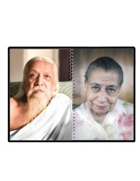 Sri Aurobindo & Mira Alfassa Laminated Photo - 9x11 Inches, Divine Blessings For Home & Office And Temple Decoration (F16308)