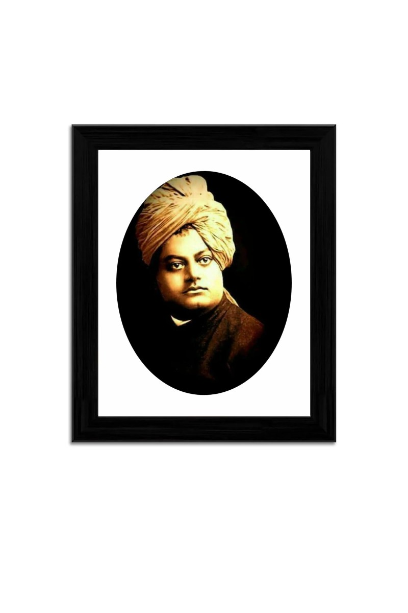 Swami Vivekananda Colored Photo | Inspirational Hindu Guru Wall Art for Home & Office|Divine Spiritual Decor for Meditation & Study|Inspirational and Spiritual Decoration &Study Room