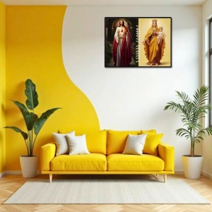 Jesus Lady Of FatimaLaminated Photo - 13x15 Inches, Divine Blessings For Home & Office And Temple Decoration (F16234) Jesus Lady Of FatimaLaminated Photo - 13x15 Inches, Divine Blessings For Home & Office And Temple Decoration (F16234)