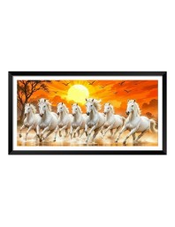 Nature Landscape Floating Frame Scenery Digital Print - (I5931) - 24x36 inch Modern Nature Wall Art for Living Room, Bedroom, Office, Hotels, Drawing Room