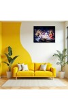 Lord Vishnu Laminated Photo - 9x11 Inches, Divine Blessings For Home & Office And Temple Decoration (F16095)