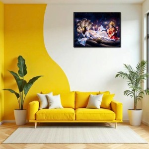 Lord Vishnu Laminated Photo - 7x9 Inches, Divine Blessings For Home & Office And Temple Decoration (F16095) Lord Vishnu Laminated Photo - 7x9 Inches, Divine Blessings For Home & Office And Temple Decoration (F16095)