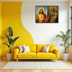 Jesus Lady Of FatimaLaminated Photo - 5x7 Inches, Divine Blessings For Home & Office And Temple Decoration (F16219) Jesus Lady Of FatimaLaminated Photo - 5x7 Inches, Divine Blessings For Home & Office And Temple Decoration (F16219)