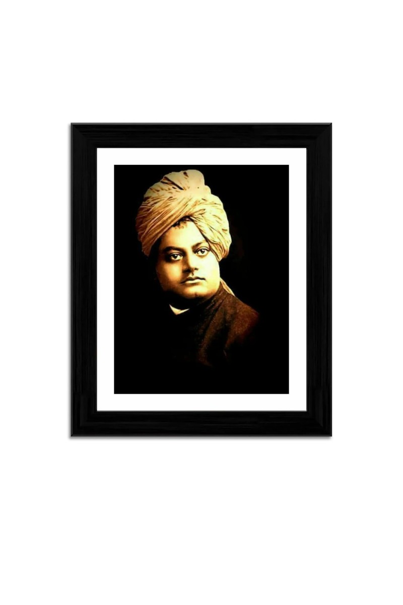 Swami Vivekananda Colored Photo | Inspirational Hindu Guru Wall Art for Home & Office|Divine Spiritual Decor for Meditation & Study| Inspirational and Spiritual Decoration|Idea