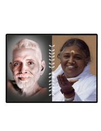 Ramana Maharshi Laminated Photo - 11x13 Inches, Divine Blessings For Home & Office And Temple Decoration (F16161)
