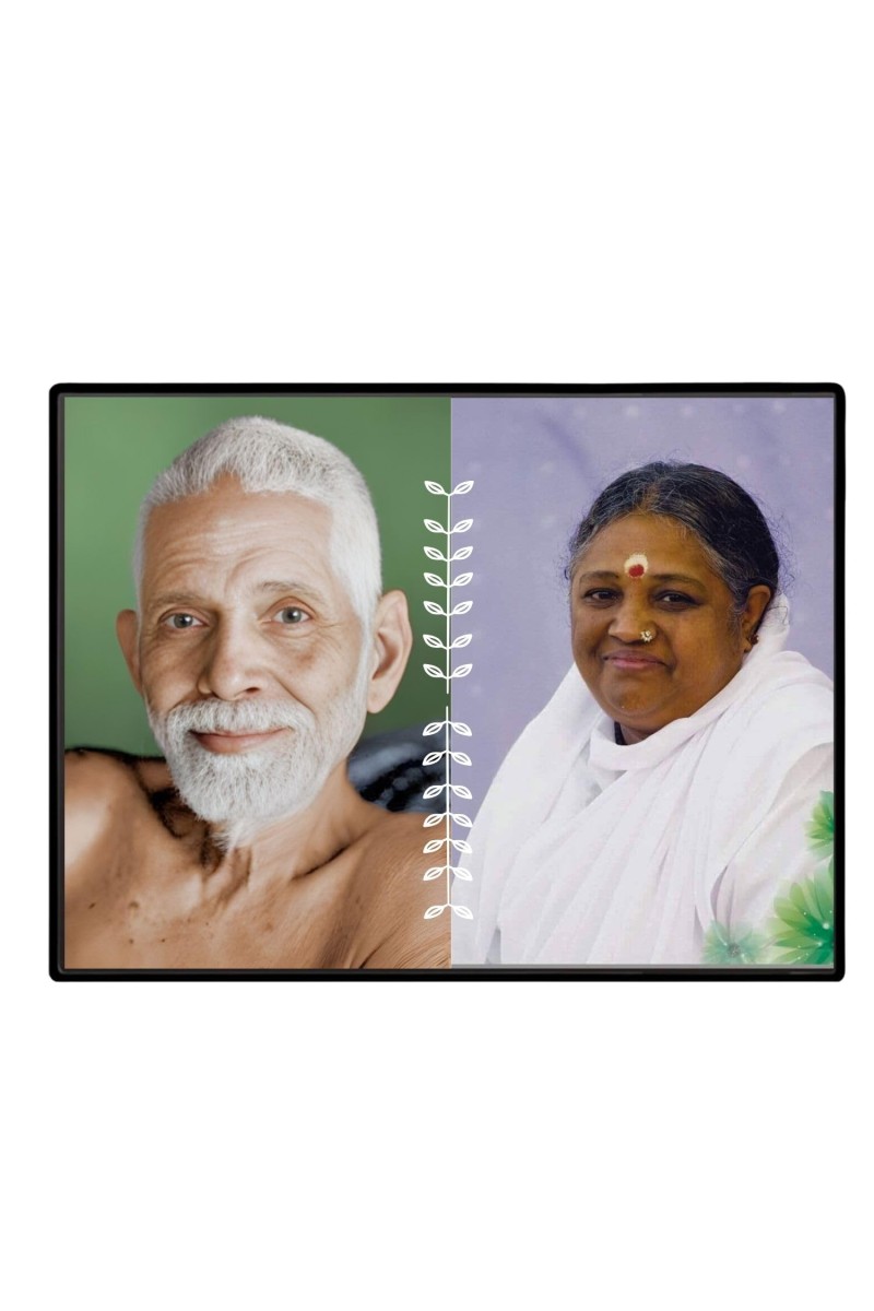 Ramana Maharshi Laminated Photo - 9x11 Inches, Divine Blessings For Home & Office And Temple Decoration (F16160)