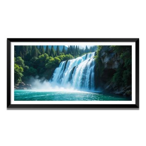 Nature Landscape Floating Frame Scenery Digital Print - (I5591) - 24x48 inch Modern Nature Wall Art for Living Room, Bedroom, Office, Hotels, Drawing Room Nature Landscape Floating Frame Scenery Digital Print - (I5591) - 24x48 inch Modern Nature Wall Art for Living Room, Bedroom, Office, Hotels, Drawing Room