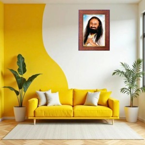 Sri Sri Ravi Shankar Photo Frame 10x14 Inch Religious Wall & Table Decor Frame | Sri Sri Ravi Shankar Spiritual Photo Frame For Home, Temple & Office | Decorative Hindu God & Goddess Frame (Pack O Sri Sri Ravi Shankar Photo Frame 10x14 Inch Religious Wall & Table Decor Frame | Sri Sri Ravi Shankar Spiritual Photo Frame For Home, Temple & Office | Decorative Hindu God & Goddess Frame (Pack O