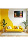Lord Vishnu Laminated Photo - 9x11 Inches, Divine Blessings For Home & Office And Temple Decoration (F16060)