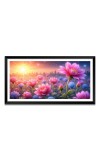 Nature Landscape Floating Frame Scenery Digital Print - (I5736) - 18x36 inch Modern Nature Wall Art for Living Room, Bedroom, Office, Hotels, Drawing Room