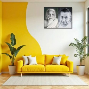 Sri Aurobindo & Mira Alfassa Laminated Photo - 7x9 Inches, Divine Blessings For Home & Office And Temple Decoration (F16306) Sri Aurobindo & Mira Alfassa Laminated Photo - 7x9 Inches, Divine Blessings For Home & Office And Temple Decoration (F16306)