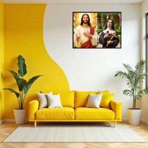 Jesus Christ - St. Therese Of Lisieux Laminated Photo - 9x11 Inches, Divine Blessings For Home & Office And Temple Decoration (F16248) Jesus Christ - St. Therese Of Lisieux Laminated Photo - 9x11 Inches, Divine Blessings For Home & Office And Temple Decoration (F16248)