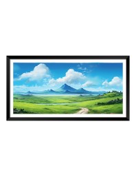 Nature Landscape Floating Frame Scenery Digital Print - (I5902) - 24x36 inch Modern Nature Wall Art for Living Room, Bedroom, Office, Hotels, Drawing Room