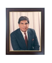 Hitech Sales Ratan Tata The Owner of Tata Company Photo Frame for Pooja Room, Temple Decor, Home Decoration and Gift